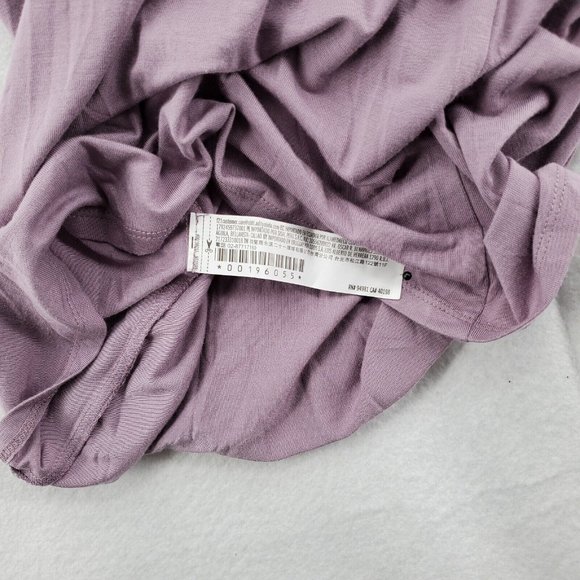 NWT FOREVER 21 Dress Women's Lace up Bodice & Back V-Neck Purple Large - Picture 7 of 12